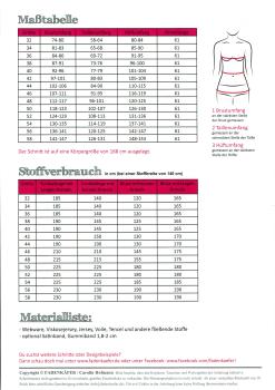Papierschnittmuster Damenbluse Elo - Fadenkaefer
